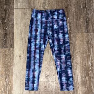 Athleta Kids Tie-Dye Capri Leggings